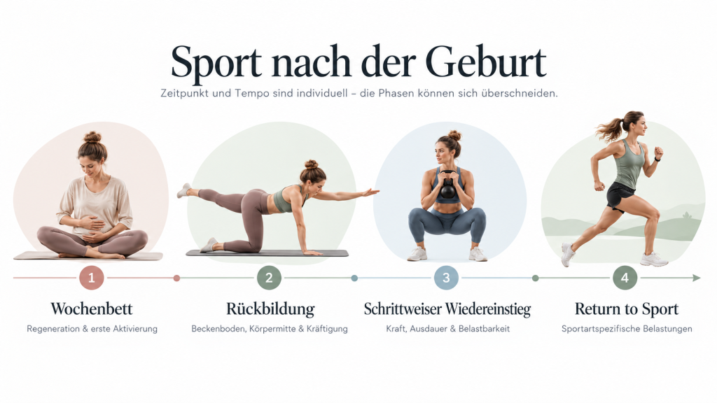 Timeline Sport nach der Geburt